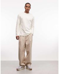 Obey - Dean Pleated Trousers - Lyst