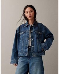ASOS - Oversized Denim Jack - Lyst