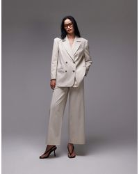 ASOS - Wide Leg Tailored Trouser - Lyst