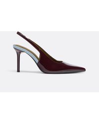 Stradivarius - Dreifarbige slingback-pumps - Lyst