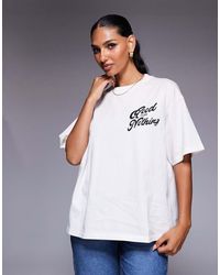 Good For Nothing - Oversized Puff Print T-Shirt - Lyst