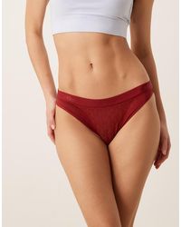 Calvin Klein - Microfibre Lace Bikini Brief - Lyst