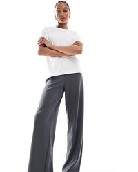 Vero Moda - Broek Met Losvallende Pijpen En Krijtstreep - Lyst