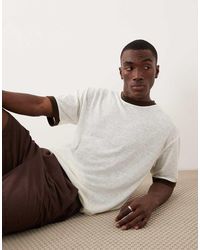 ASOS - Relaxed T-shirt With Contrast Ringer - Lyst