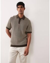 Jack & Jones - Premium Knit Print Polo - Lyst