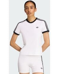 adidas Originals - 3 Stripes Slim T-Shirt - Lyst