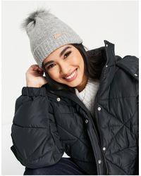 barbour bobble hat womens