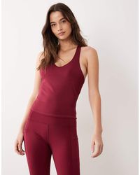 4505 - Fuller Bust Active Push Up Vest With Inner Bra - Lyst