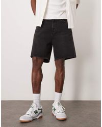 Abercrombie & Fitch - Loose Denim Shorts - Lyst