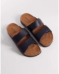 Jack & Jones - Faux Leather Strap Sandal - Lyst