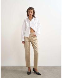 TOPSHOP - Orson Comfort Stretch Straight Leg Ankle Grazer Jean - Lyst