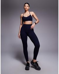 4505 - Seamless Baby Rib High Waist Gym Leggings - Lyst