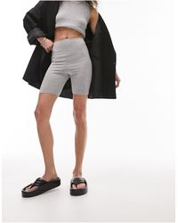TOPSHOP - Basic legging Shorts - Lyst