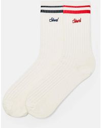 Pull&Bear - Striped Sports Socks - Lyst