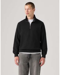 Levi's - Original Housemark Pullover Con Mezza Zip - Lyst