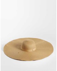ASOS - Oversized Straw Hat - Lyst