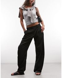 Monki - Barrel Leg Tailored Trouser - Lyst