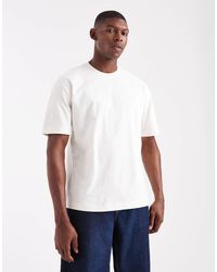 Hollister - T-shirt coupe carrée à manches courtes et petit logo - Lyst