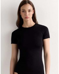 Intimissimi - Short-Sleeved Stretch Top - Lyst