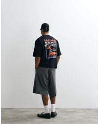 ASOS - Boxy Oversized T-Shirt With Cocktail Graphic - Lyst