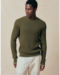 Mango - Cotton Mix Knitted Sweater - Lyst