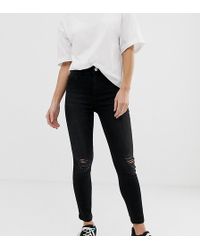 New Look Skinny Jeans In Zwart