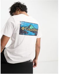 Columbia - Exclusivité asos - rapid ridge - t-shirt avec imprimé graphique au dos - Lyst