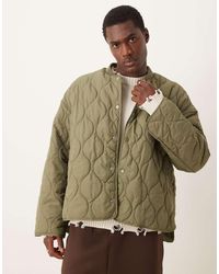 ASOS - Oversized Gewatteerd Liner Jack - Lyst