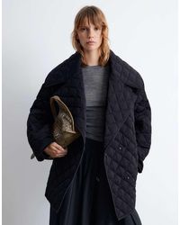 & Other Stories - Quilted Belted Long Line Jacket - Lyst