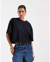 ASOS - Boxy Cropped T-shirt - Lyst