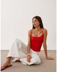 Mango - Polyamide Strappy Cami Top - Lyst