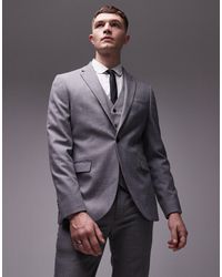 TOPMAN - Stretch Super Skinny Suit Jacket - Lyst