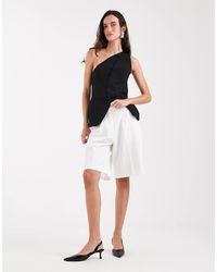 Aware - Pleat Front Tailored Shorts - Lyst