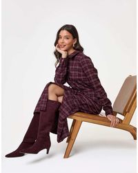 Threadbare - Belted Midaxi Shirt Dress - Lyst