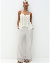 Pull&Bear - – weit geschnittene hose - Lyst