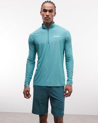 Berghaus - 24/7 Half Zip Long Sleeve Tech Tee - Lyst