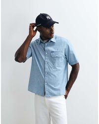 HUGO - Ebaffino Oversized Shirt - Lyst