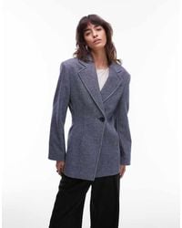 & Other Stories - Blazer Van Wolmix Met Asymmetrische Getailleerde Taille, Deel Van Co-Ord Set - Lyst