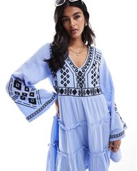 Accessorize - – kurzer strand-kaftan - Lyst