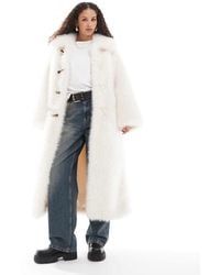 Urbancode - Monster Faux Fur Maxi Coat - Lyst