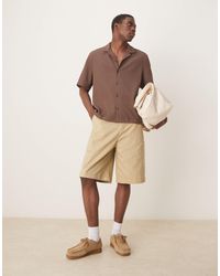 ASOS - – länger geschnittene cargo-shorts aus popeline - Lyst