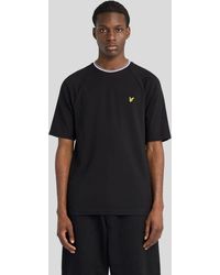 Lyle & Scott - Ss T-Shirts Tipped Track T-Shirt - Lyst