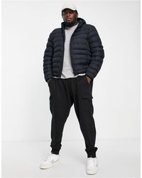French Connection - Plus Puffer Jacket With Hood - Lyst
