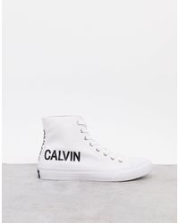calvin klein high top sneakers