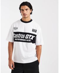 ASOS - Oversized Tee With Castrol Print - Lyst