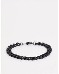 ASOS Midweight Chain Bracelet - Black