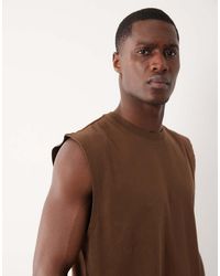 4505 - Icon Cotton Oversized Pump Training Tank With Quick Dry Finish - Lyst