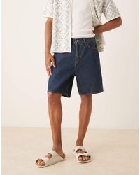 Abercrombie & Fitch - Loose Denim Shorts - Lyst
