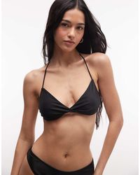 Collusion - Twist Halter Bikini Top - Lyst