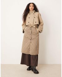 Y.A.S - Trench-coat long multi-usages en tissu rembourré - Lyst